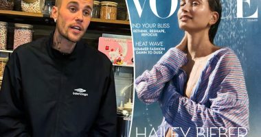 Justin Bieber reignites Hailey's Vogue cover drama with 'problematic' post