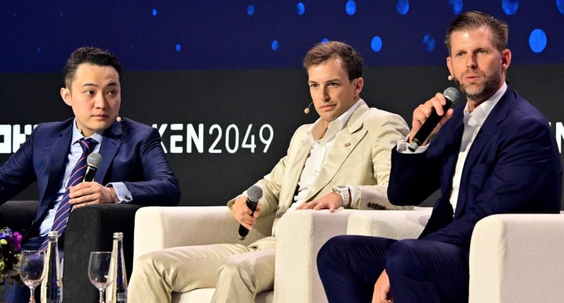 Justin Sun takes crypto company public — reportedly with help from the Trump Family