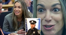 Karen Read flashed sinister smirk as gory photos of her dead cop boyfriend were shown in court