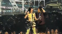 Fan storms the stage during Katy Perry concert