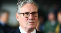 Keir Starmer, Britain's Prime Minister, speaking to the media.