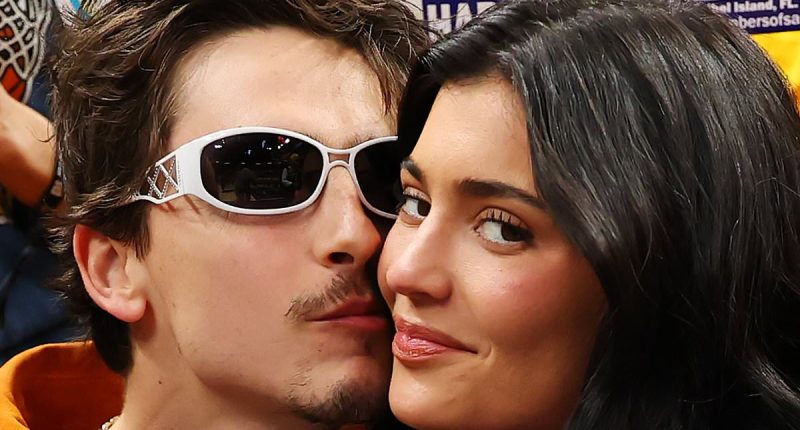 Kylie Jenner and Timothee Chalamet share courtside kiss at Knicks game