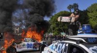 LA Rioters Brandish 'Head' of Trump, Set Waymo Cars on Fire; Even CNN Admits There's a Problem