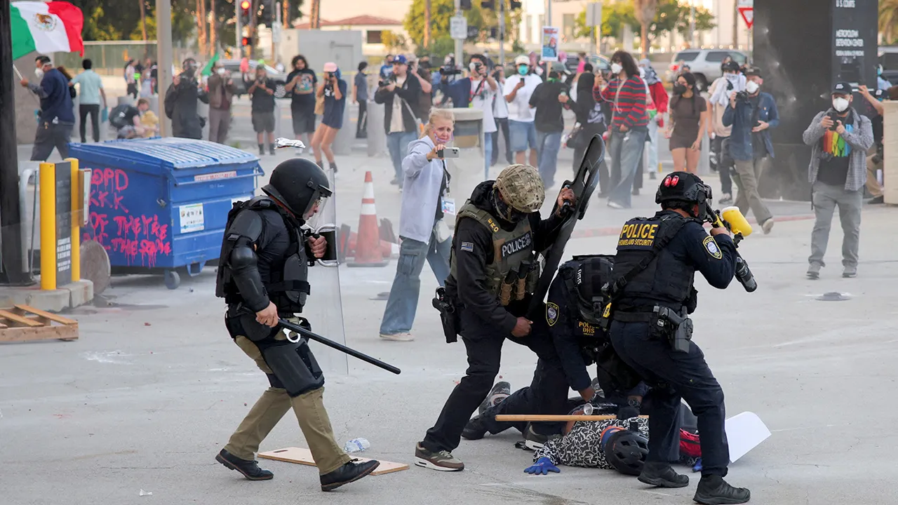Newsom & LA Protests: Police Union Vows Forceful Response