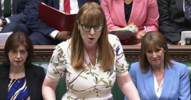 Screen grab of Angela Rayner speaking in the House of Commons.
