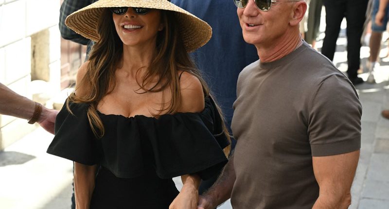Lauren Sanchez and Jeff Bezos step out for first time since wedding