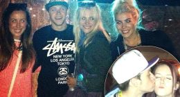 Let me kiss you! One Direction heartthrob Niall Horan hangs out with female fans backstage at Virgin Media's V Festivall