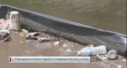 Litter traps installed throughout waterways of Savannah