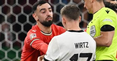 Liverpool target Florian Wirtz puts in crunching tackle on Man United star Bruno Fernandes and rows with Bernardo Silva in Germany's defeat by Portugal