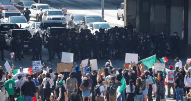 Los Angeles erupts in anarchy as protesters storm major highway