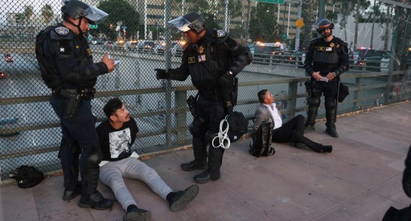 Los Angeles mayor lifts downtown curfew she imposed during protests against immigration raids