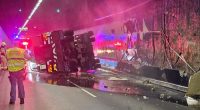 Major Sydney tunnel closed after crane truck rolls over