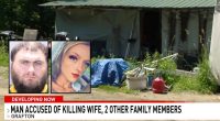 Man allegedly guns down his wife, dad and grandmother