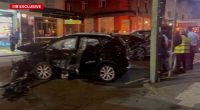 Newtown crash leaves five injured