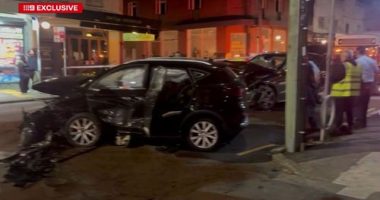 Newtown crash leaves five injured