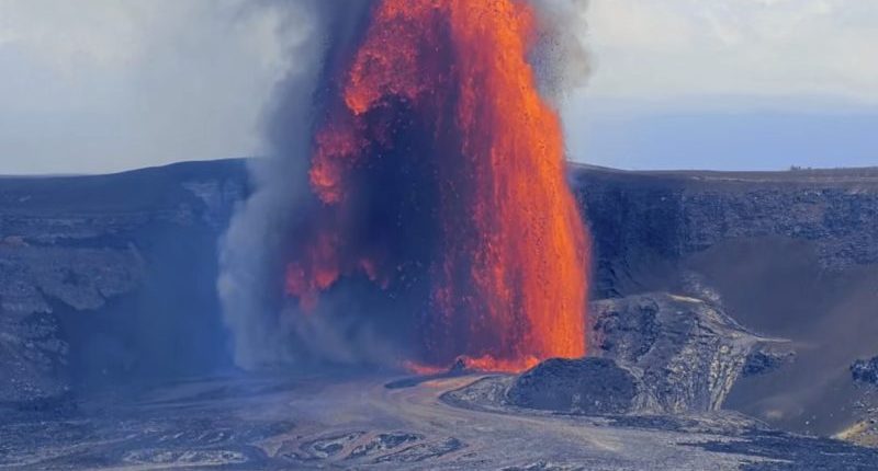 Man who fell from cliff was trying to get better view of volcano eruption: NPS