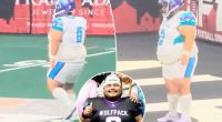 Meet the 270-pound arena league kicker going viral during 86-point loss
