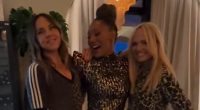 Mel B dances the night away with Spice Girls bandmates Mel C
