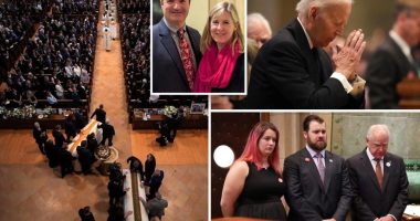 Melissa Hortman, husband honored at Minneapolis funeral