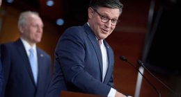 Mike Johnson downplays Musk’s influence and says Republicans will pass Trump’s tax and budget bill