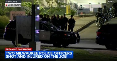 Milwaukee, Wisconsin shooting: 2 police officers shot, critically injured; suspect at large