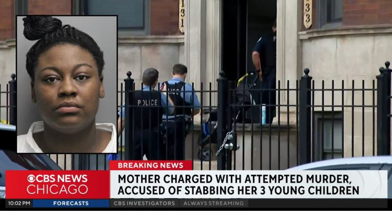 Mom stabbed 3 kids to 'make them go to heaven': Prosecutors