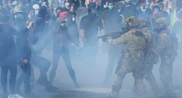Multiple arrests near Portland ICE building after police declare riot