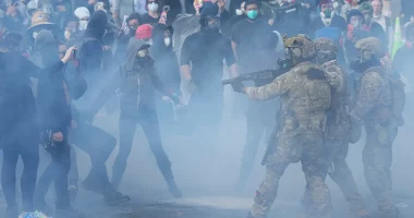 Multiple arrests near Portland ICE building after police declare riot