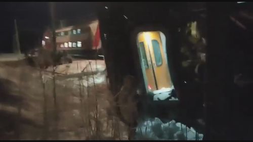Multiple dead after bridge collapse derails train in Russia