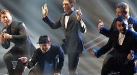 'N Sync are BACK! Boyband steal the show as they join Justin Timberlake on stage at  MTV VMAs