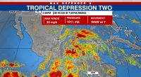 NHC issues warning as tropical depression two forms in the Gulf