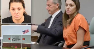 NJ elementary teacher Laura Caron accused of sexually abusing student, having his child when he was 13 indicted
