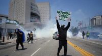 National Guard faces off with protesters hours after arriving in Los Angeles on Trump's orders