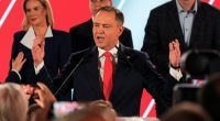 Polish presidential candidate Karol Nawrocki, backed by the main opposition Law and Justice (PiS) party