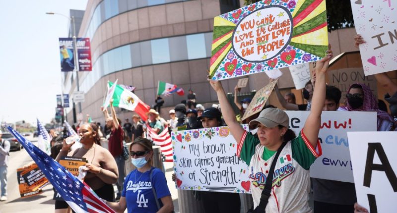 Nationwide protests against immigration raids escalate, leading to arrests and curfews