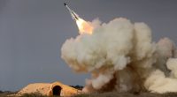 S-200 missile launch during military drill.