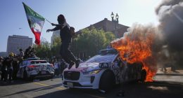 New: Infamous LA Rioter Filmed Throwing Rocks Through ICE Windshields Has Been Identified