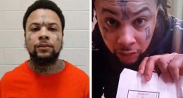 Jail escapee Antoine Massey is believed to have posted a video on social media (screenshot at right).