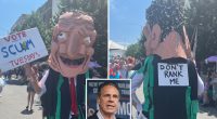 New Yorker dresses as 'washed up scum' Andrew Cuomo in Mermaid Parade