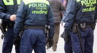Madrid Municipal Police officers on duty.