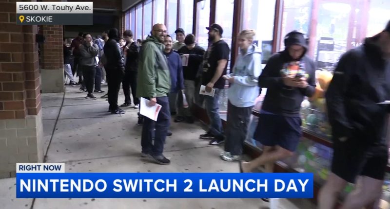 Nintendo Switch 2 launch, after an 8 year wait, draws big lines across world