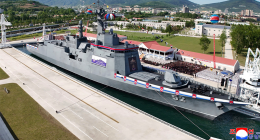 North Korea relaunches warship that suffered embarrassing failure during initial launch