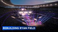 Northwestern University marks 1 year of construction for new Ryan Field facility, Wildcats football team playing at temporary site