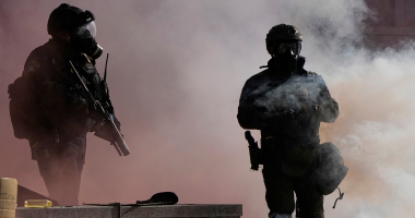 Officers injured as Portland rioters breach ICE building with explosives and rocks