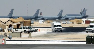 The Al Udeid US military air base, south of Doha
