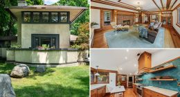 One of Frank Lloyd Wright's earliest homes asks $1.17M