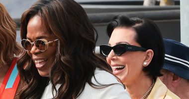 Oprah and Kris Jenner link arms following Bezos-Sanchez wedding bash