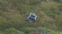 Six teenagers have been rushed to hospital with serious injuries following the crash.