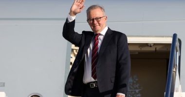Prime Minister Anthony Albanese departs Nadi at the conclusion of his visit to Fiji, on Saturday 14 June 2025. fedpol Photo: Alex Ellinghausen