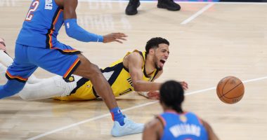Pacers star Tyrese Haliburton left Game 7 of the NBA Finals with an injury